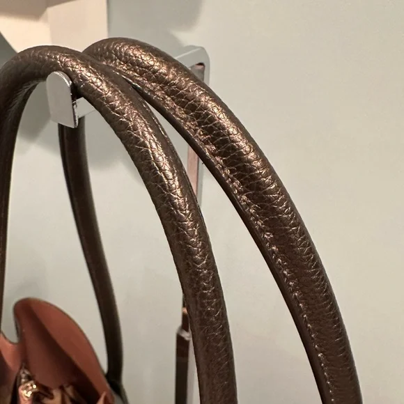 KATE SPADE EUC Eva Bronze Leather Tote TOTE & DUST BAG ONLY - Picture 7 of 10